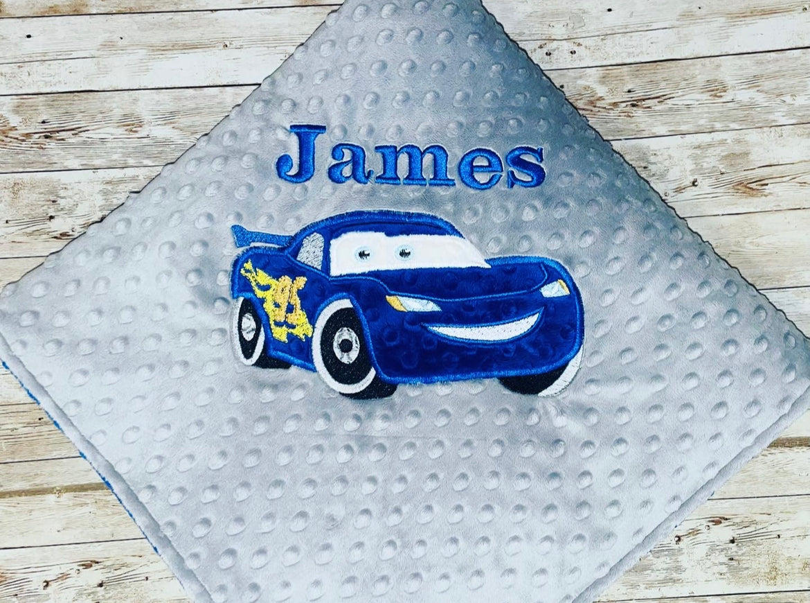 Lightning McQueen Personalized Blanket Lil Peep Boutique