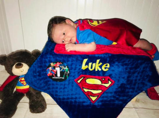Superman baby blanket 2025